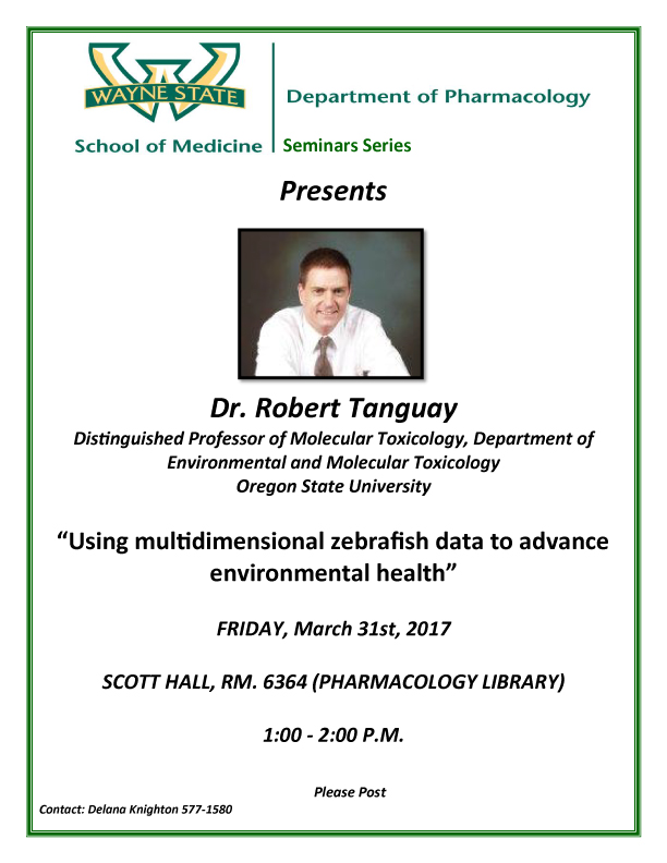 SOM pharmacology seminar march 31, 2017